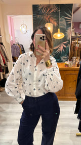 Camicia ricamo cotone