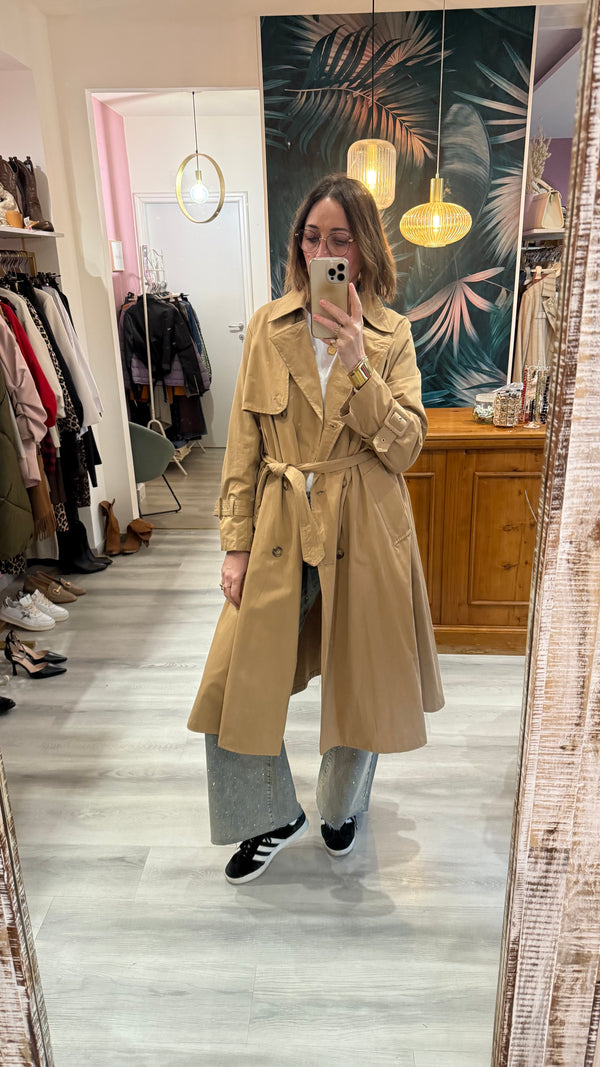 Trench con cintura