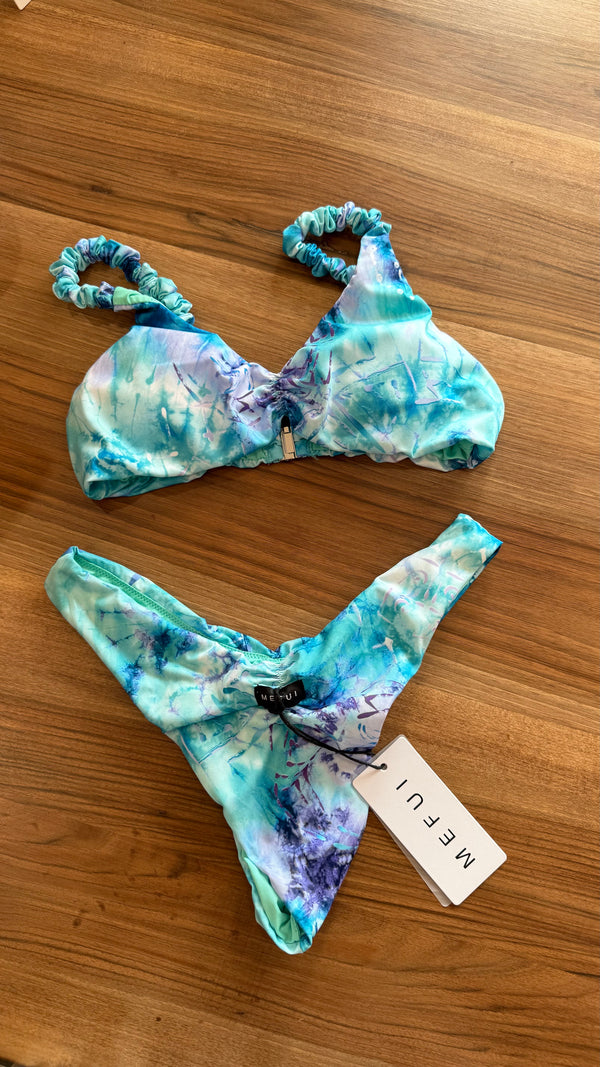 Bikini donna MEFUI top con slip americano fisso