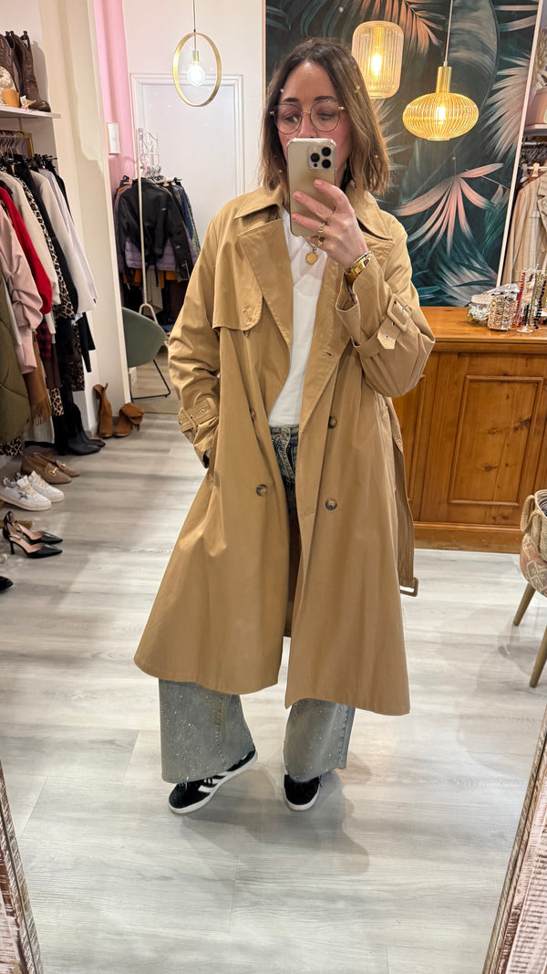 Trench con cintura