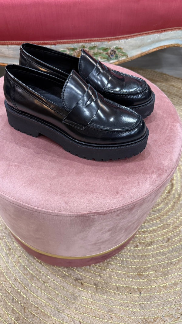 Mocassino ovye da donna in pelle