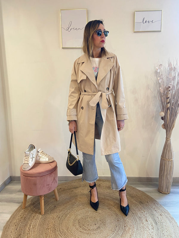 Trench over con cintura