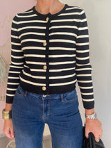 Cardigan bottoni dorati Poisette