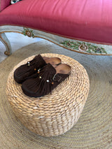Ovye - Ciabatta sabot con frange e perline