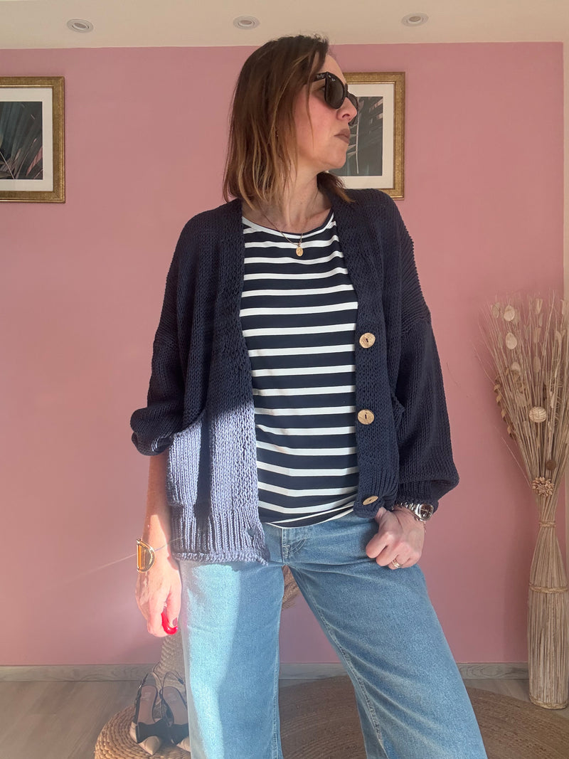 Cardigan bottoni Haveone