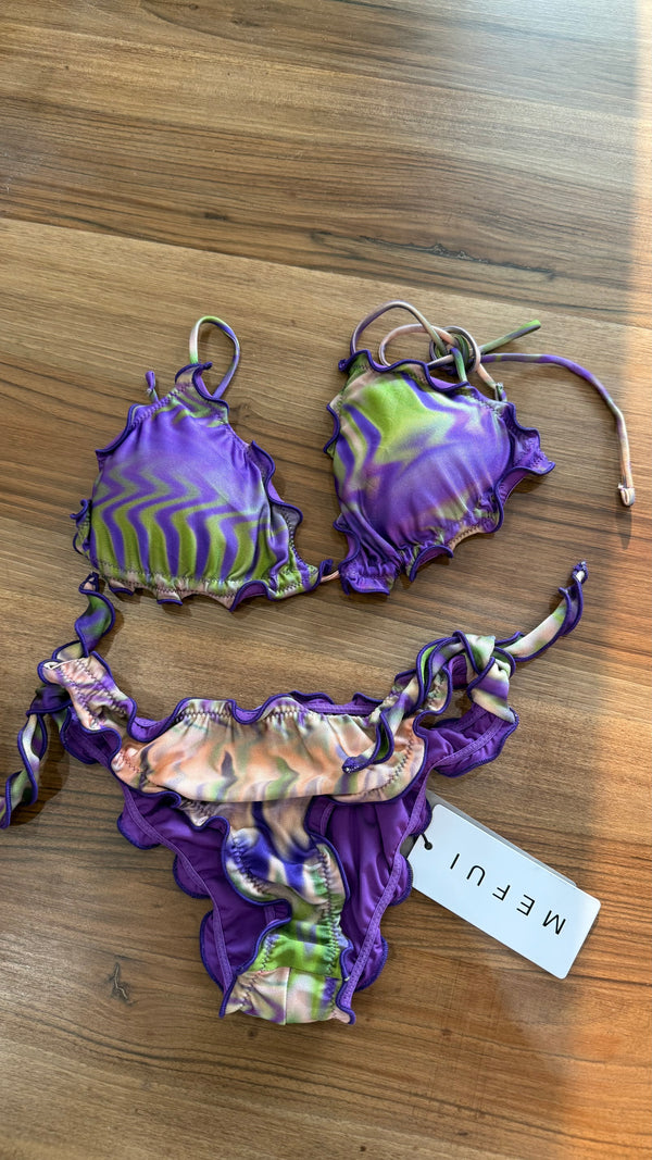 Bikini da donna MEFUI triangolo con slip regolabile