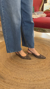 Slingback leopardata Ovye