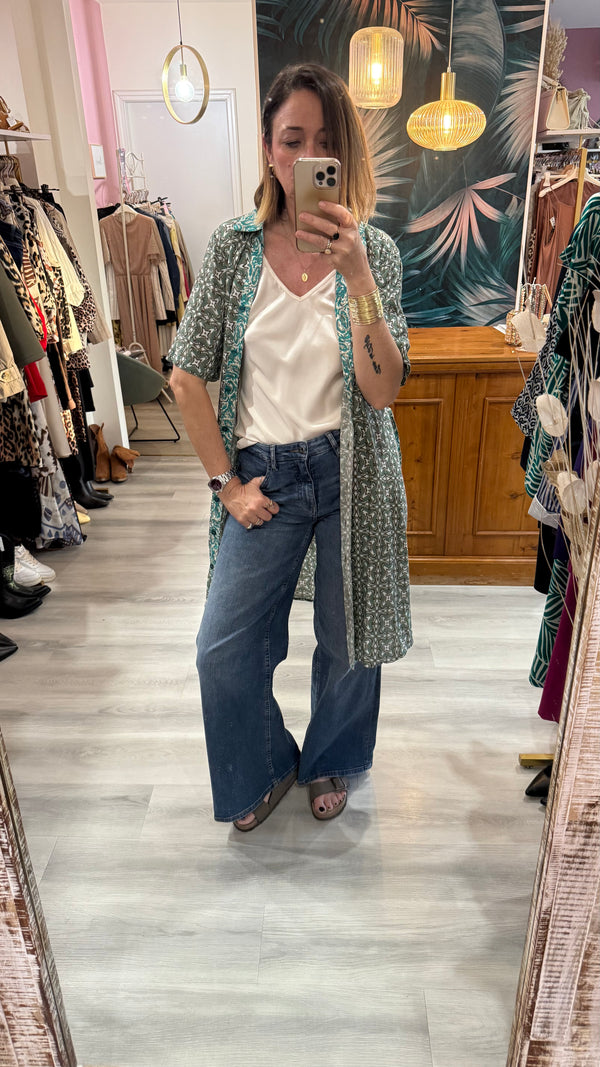 Camicia abito chemisier fantasia