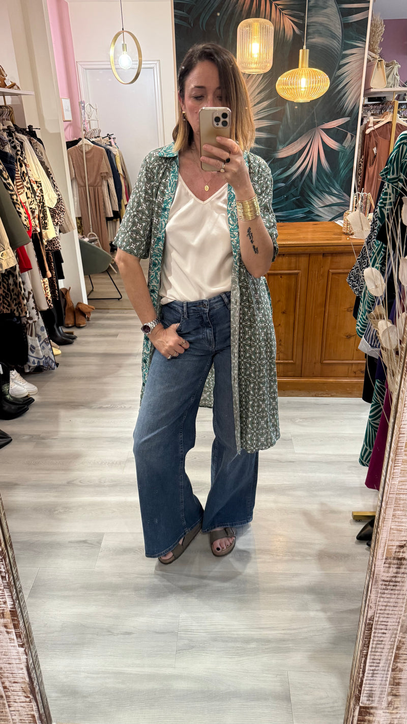 Camicia abito chemisier fantasia