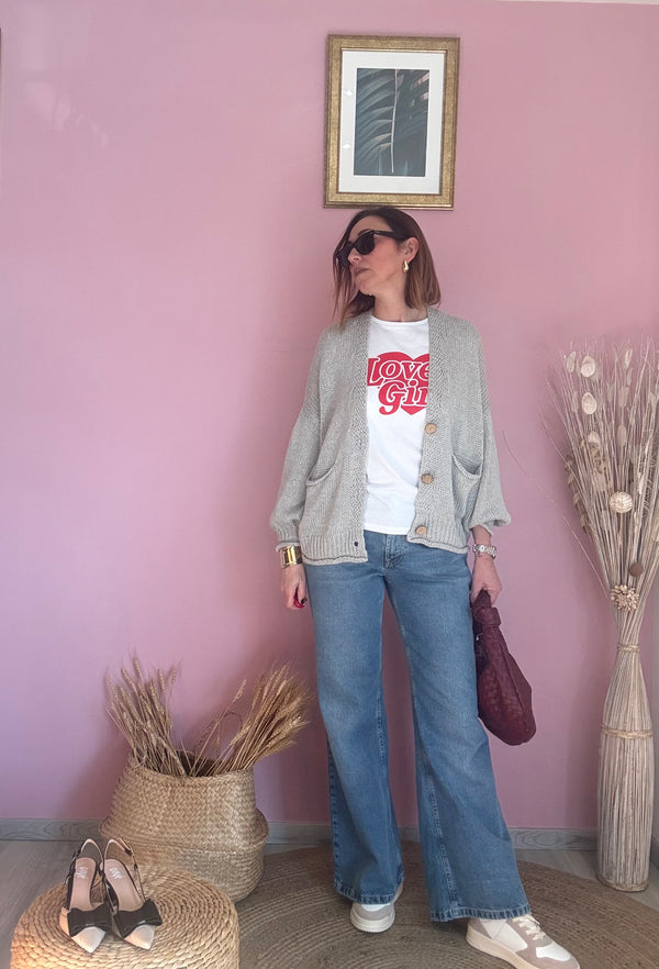 Cardigan bottoni Haveone