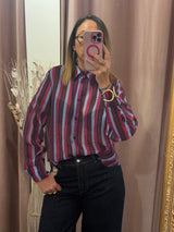 Haveone - camicia a righe viola nomad