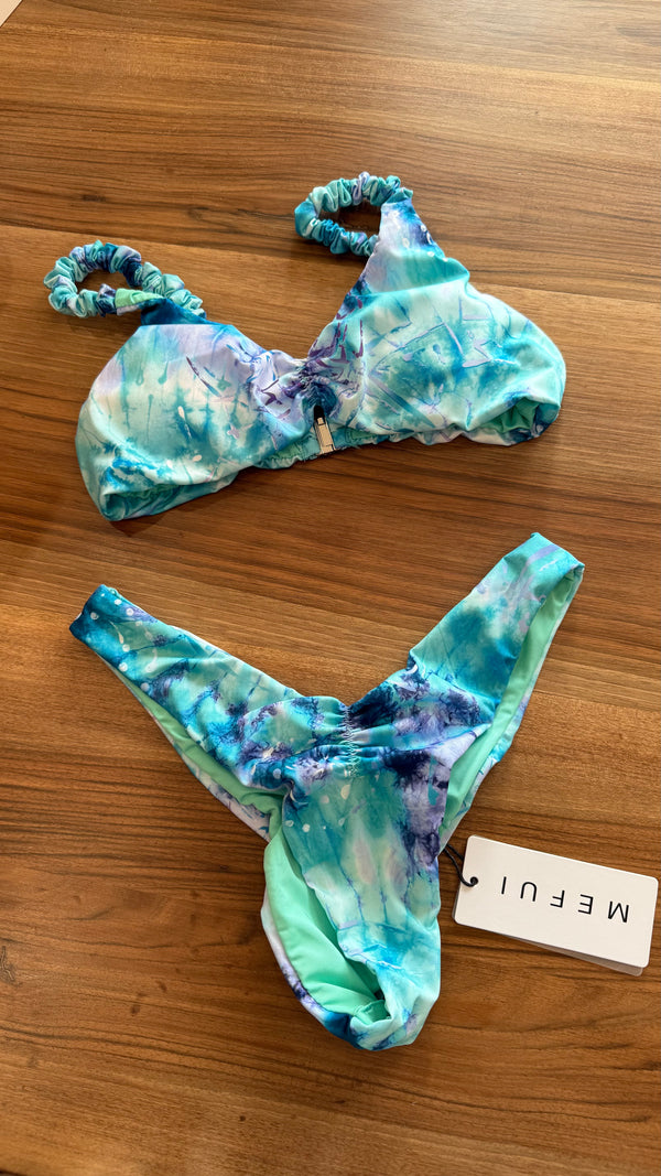 Bikini donna MEFUI top con slip americano fisso