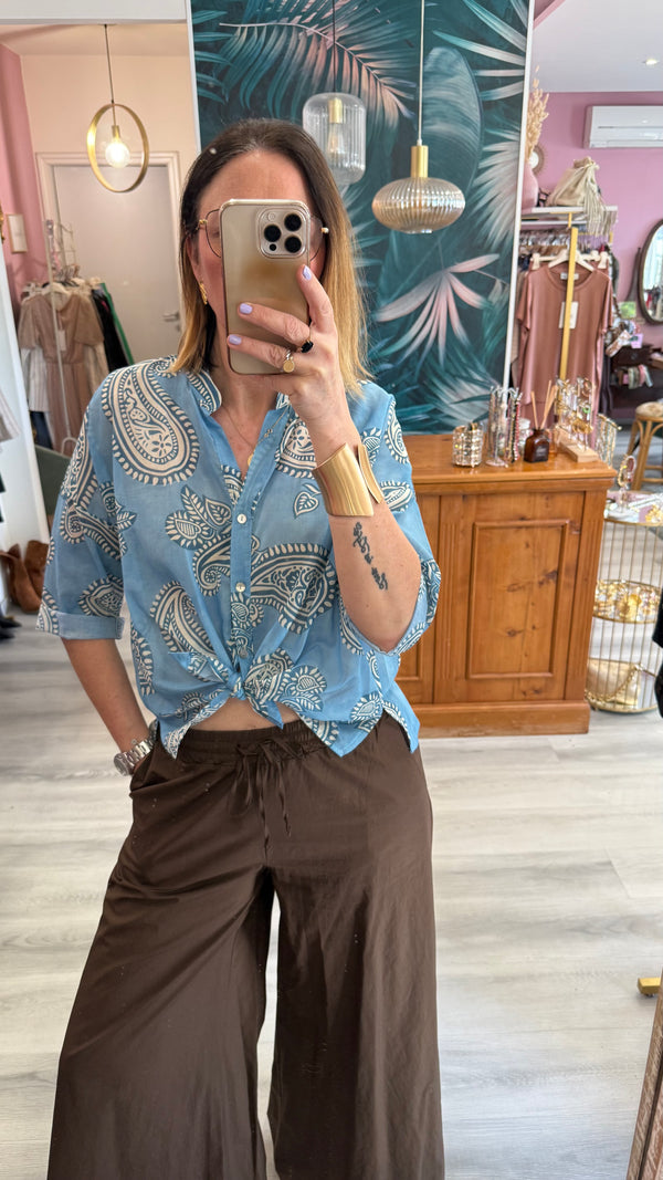 Camicia nodo fantasia bandana Haveone