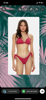 Reggiseno triangolo frou frou basico Mefui