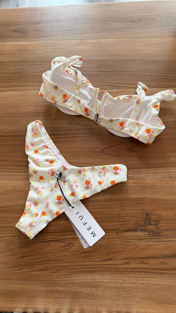 Bikini donna MEFUI reggiseno con ferretto e slip americano fisso