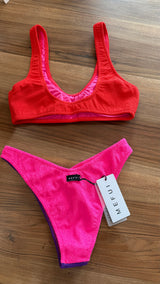 Bikini donna MEFUI top con slip americano fisso