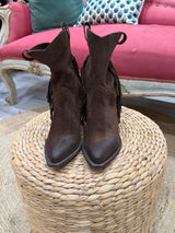 Texano Ovye frange in camoscio 