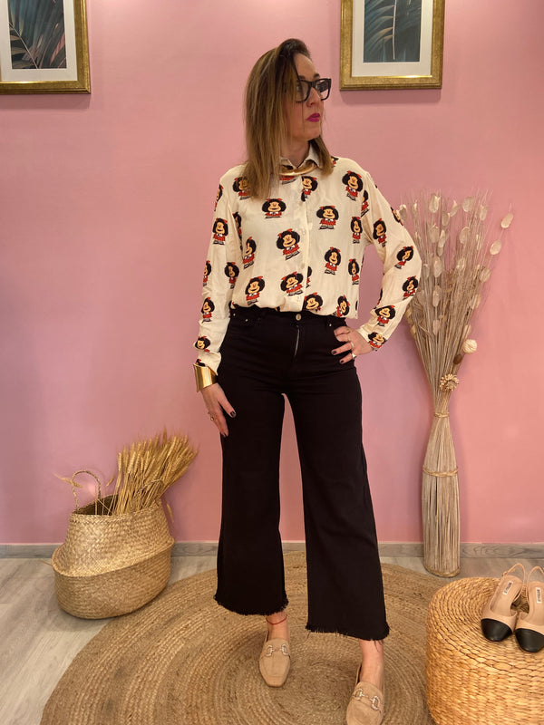 Jeans wide leg Poisette