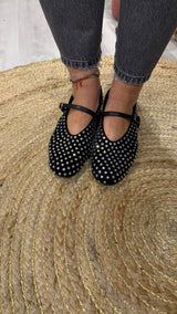 Ballerina strass Ovye laccetto dettaglio 