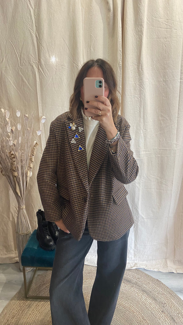 Giacca cappotto over con Spille Have one