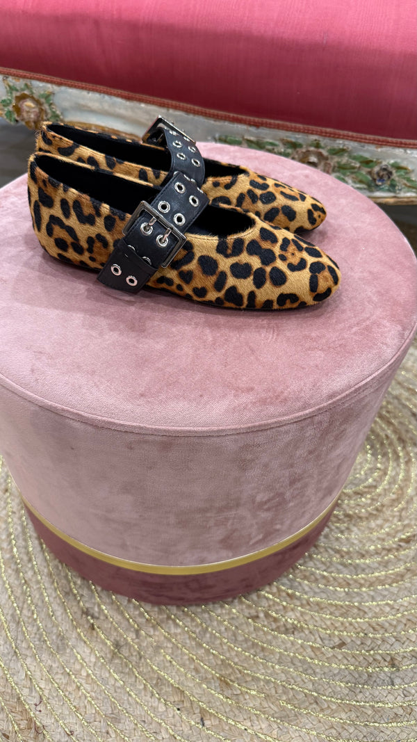 Vista laterale ballerina leopardata Ovye