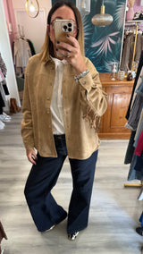 Ichi - Giacca Camicia frange