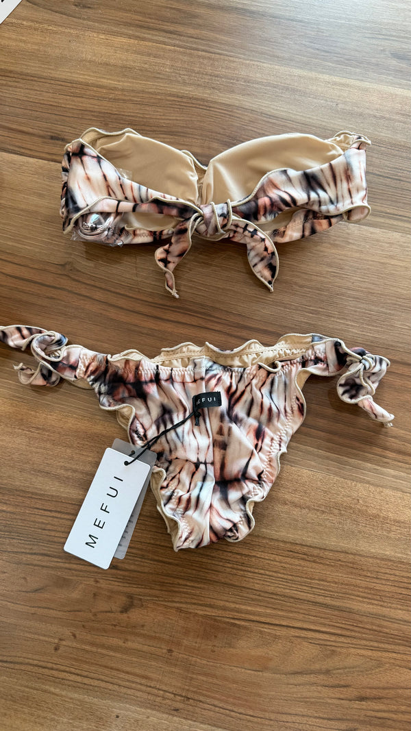 Bikini donna MEFUI fascia con slip regolabile