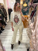 Haveone - jeans modello London panna