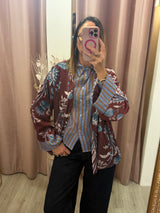 Haveone - Camicia a righe azzurra Nomad
