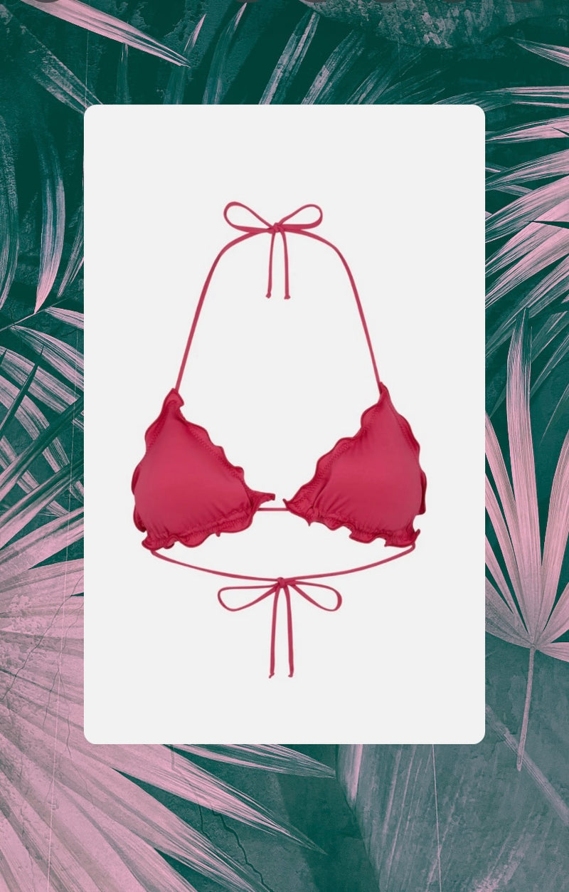 Reggiseno triangolo frou frou basico Mefui
