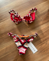 Bikini triangolo arricciato