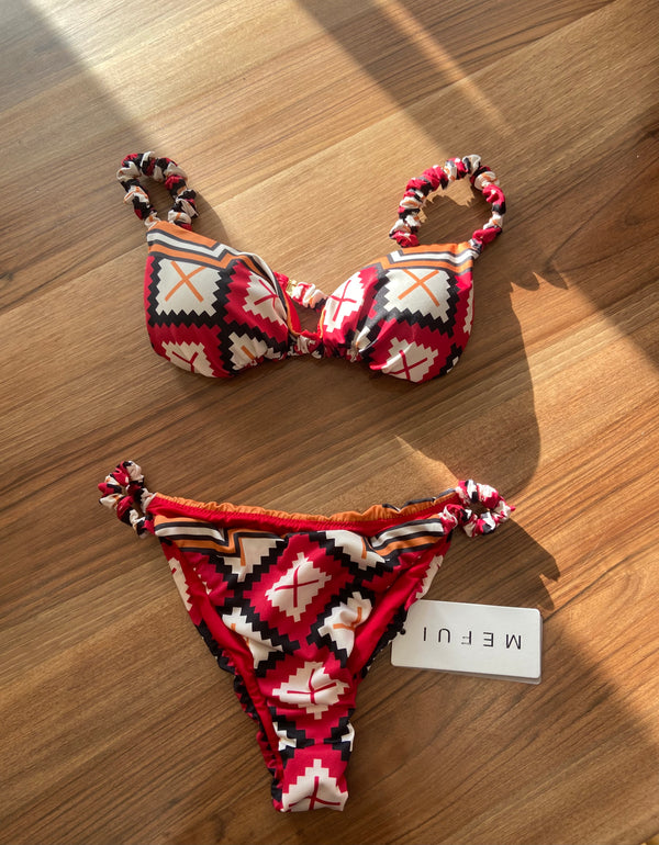 Bikini triangolo arricciato