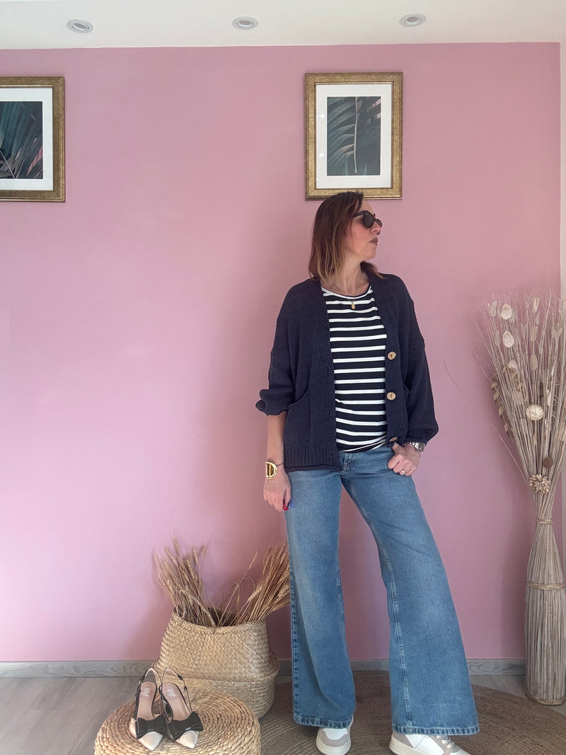 Cardigan bottoni Haveone