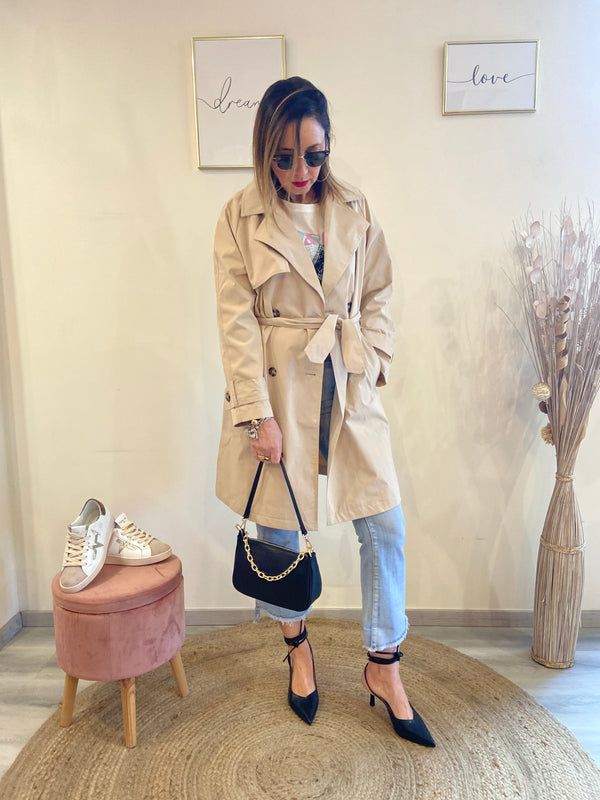 Trench over con cintura