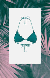 Reggiseno triangolo frou frou basico Mefui