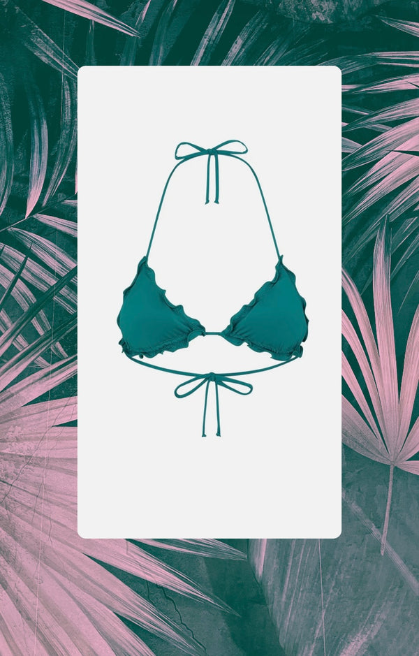 Reggiseno triangolo frou frou basico Mefui