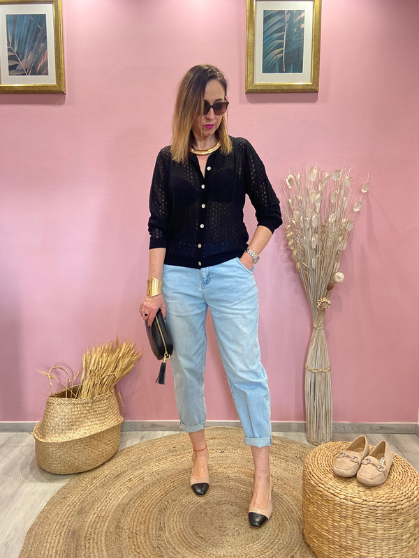 Cardigan traforato ichi