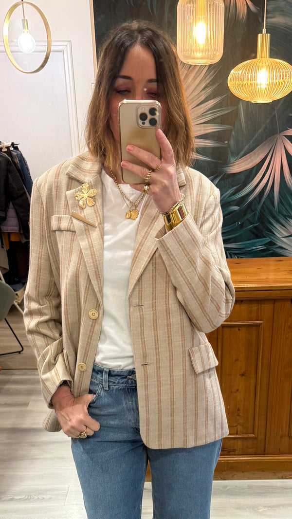 Giacca Riga con spille Haveone