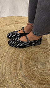 Ballerine Ovye strass con laccetto 