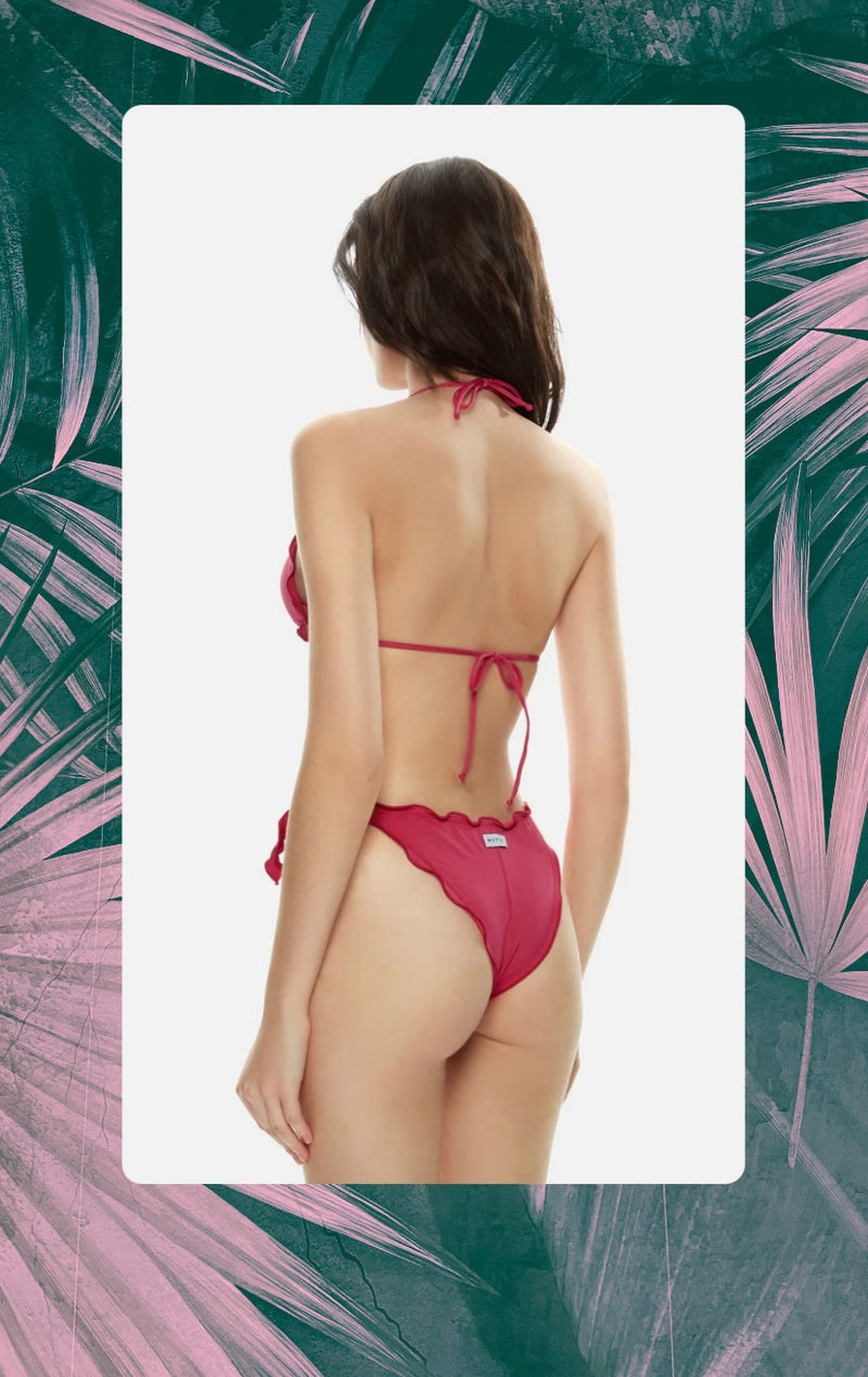Slip basico con nodo frou frou Mefui
