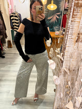 Haveone - maglia con manicotti da donna