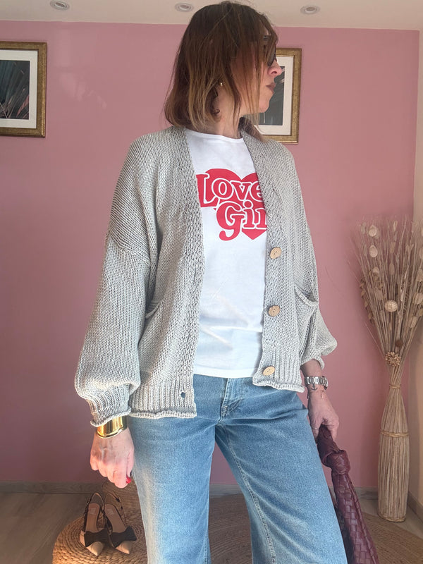 Cardigan bottoni Haveone