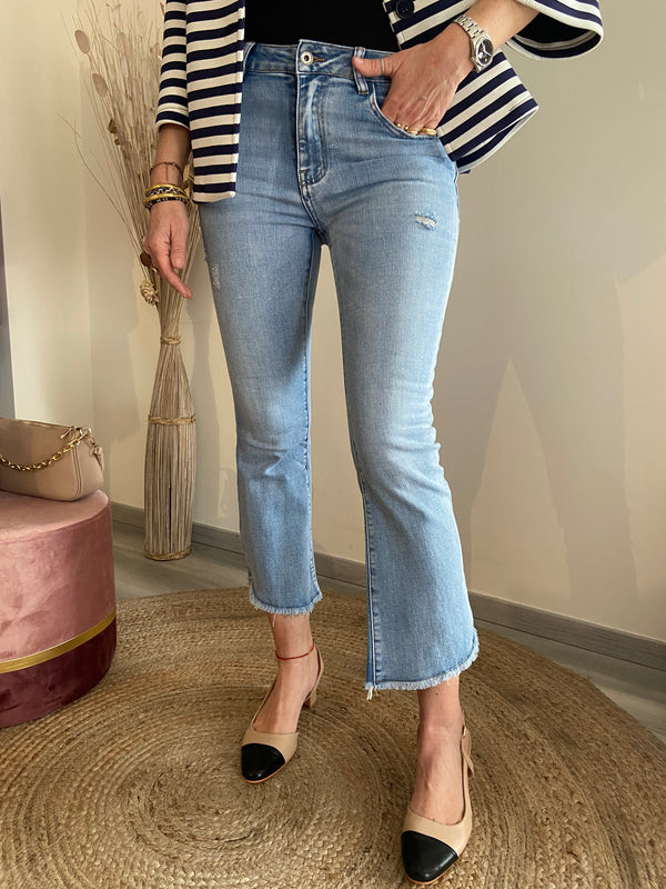 Jeans sfrangiato Poisette