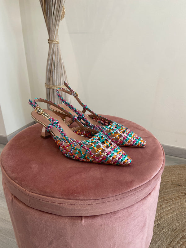 Slingback intrecciata Ovye