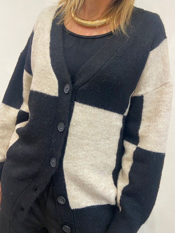 Maglia cardigan bottoni