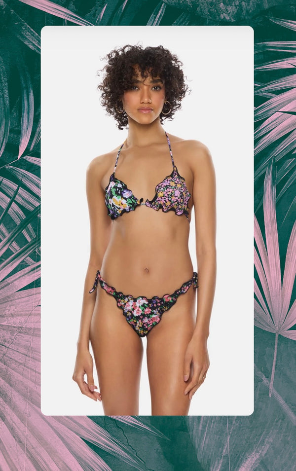 Bikini triangolo floreale Mefui