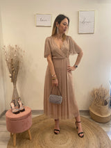 Abito lurex White wise