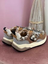 Ovye - Snakears con inserti in pelliccia animalier