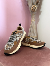 Ovye - Snakears con inserti in pelliccia animalier