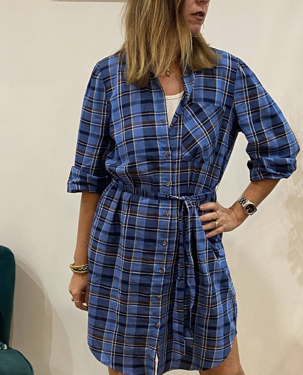 Abito camicia quadro